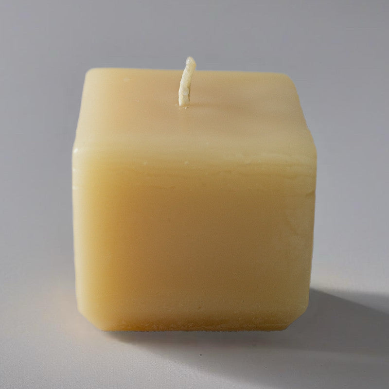 Beeswax Votive Candle | Chunky Square | Box of 6-0