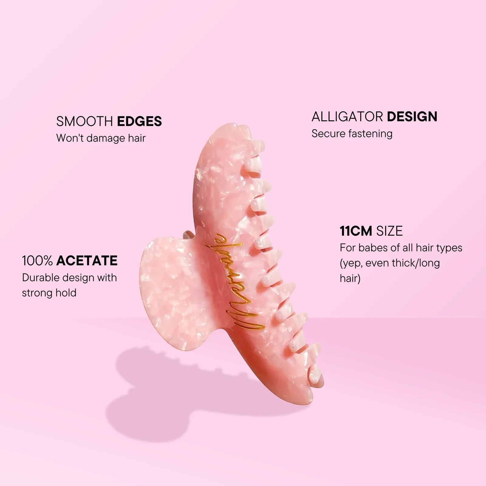 Mermade Claw Clip Pink-3