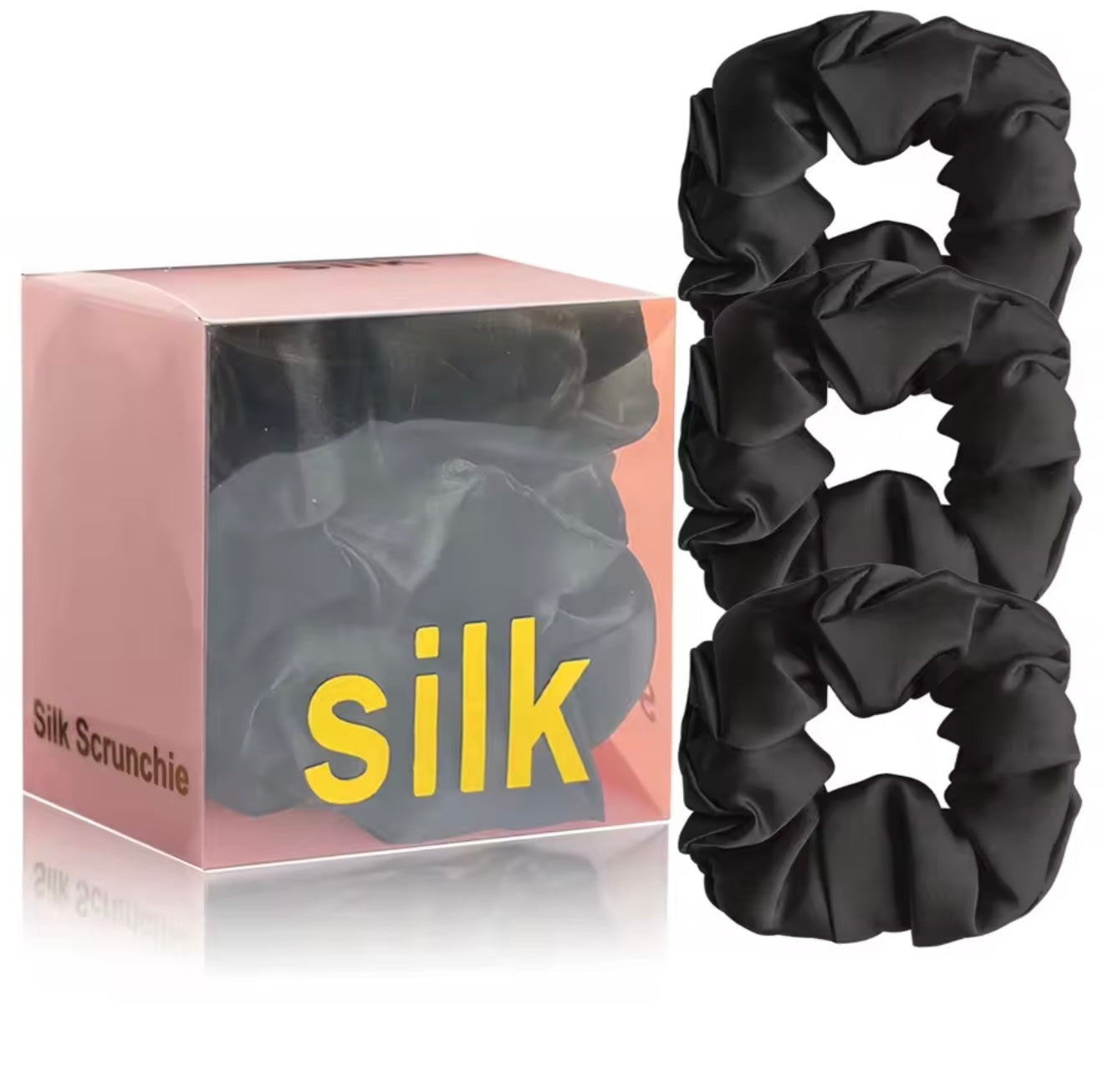 Mulberry Silk Scrunchies Pack-5