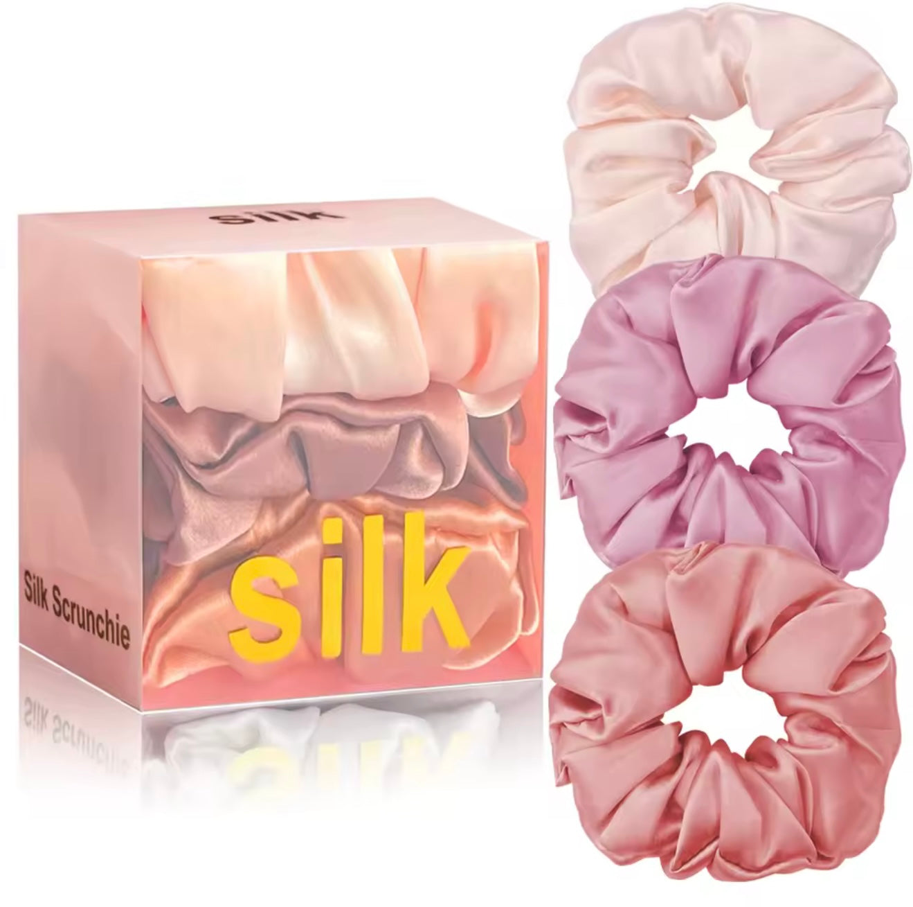 Mulberry Silk Scrunchies Pack-2