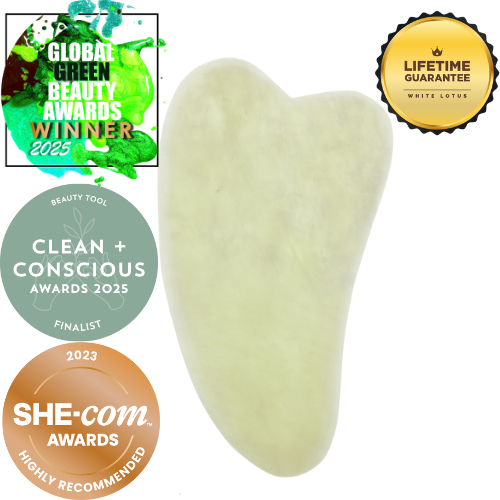 Gua Sha Jade by White Lotus- Real Chemical Free Crystal-0