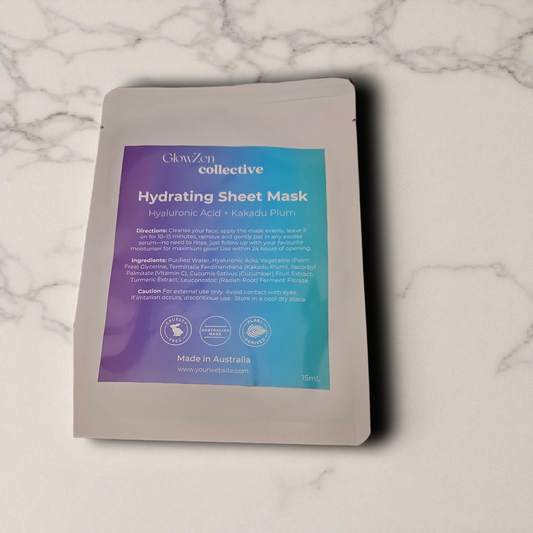 Glow Zen hydrating sheet masque